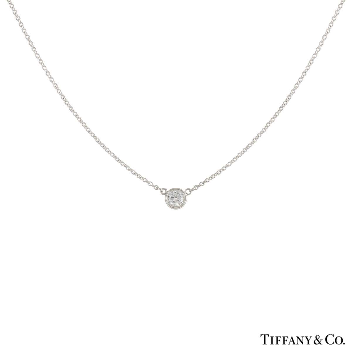 elsa peretti tiffany diamond necklace